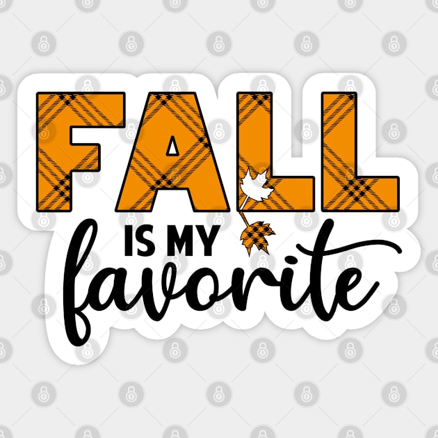 Fall is my favorite Sticker by Peach Lily Rainbow